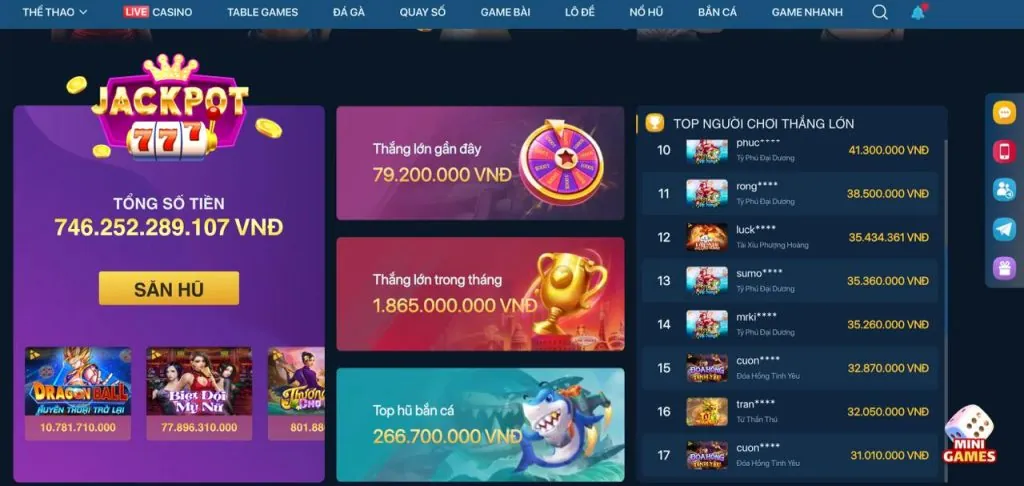 Đa dạng game câu cá tại 97win11
